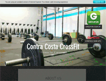 Tablet Screenshot of contracostacrossfit.com